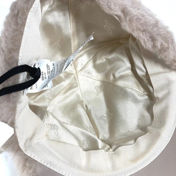 MAX MARA Fur Moko Moko Teddy hat cap baseball cap wool / silk Beige main image 9